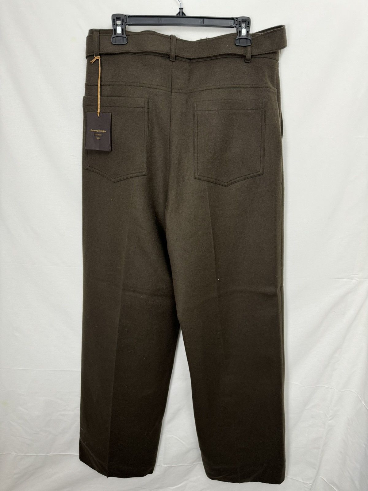 Ermenegildo Zegna COUTURE‼️ Ermenegildo Zegna couture belted wool pants Size US 32 / EU 48 - 2 Thumbnail