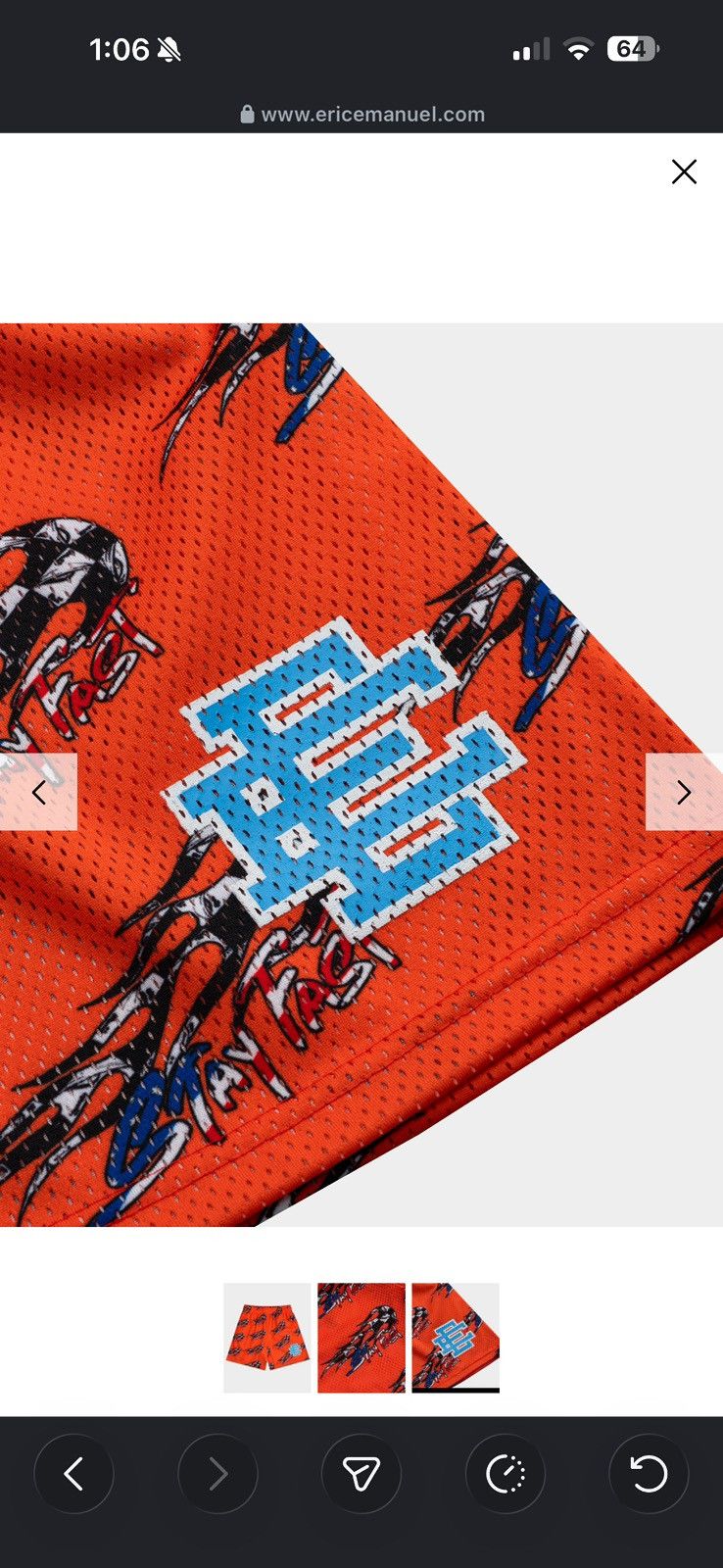 Eric Emanuel Eric Emanuel Matty Boy Shorts Size US 32 / EU 48 - 2 Thumbnail