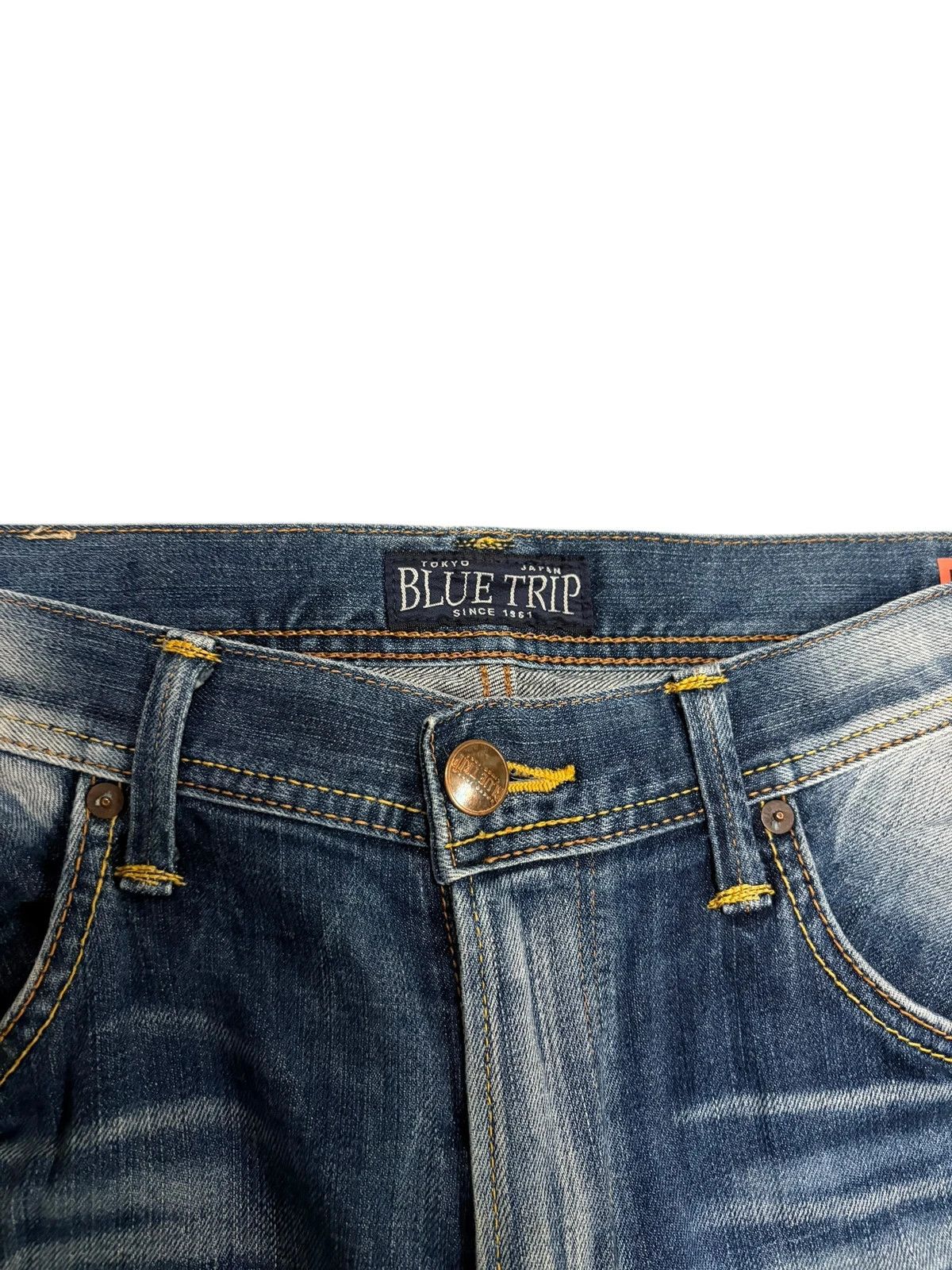Edwin Edwin blue gradient bootcut denim jeans with patch detailing Size US 34 / EU 50 - 5 Thumbnail