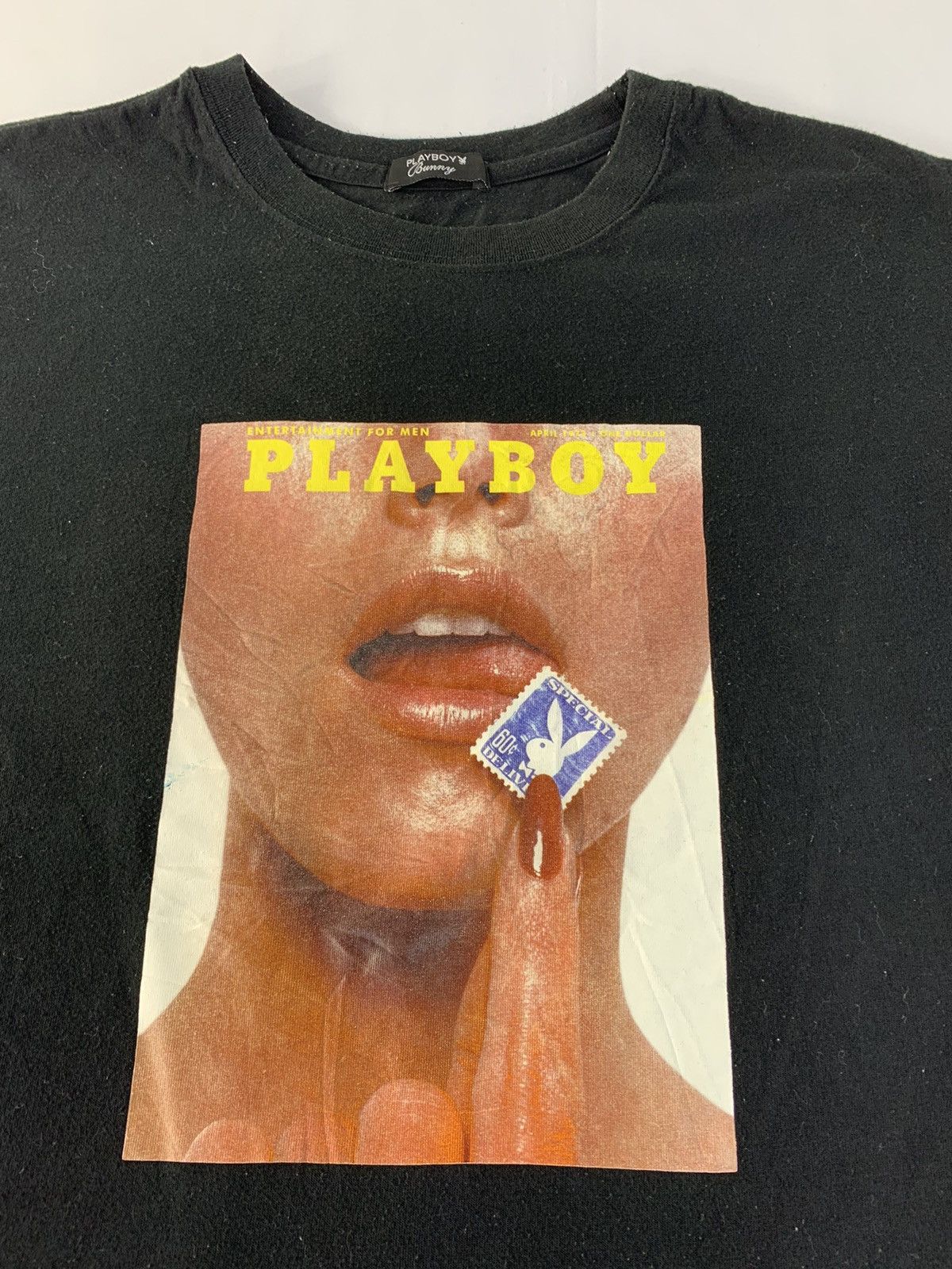 Playboy × Vintage Playboy Bunny Sexy Box Logo Printed Longsleve Tee Size US XL / EU 56 / 4 - 4 Thumbnail