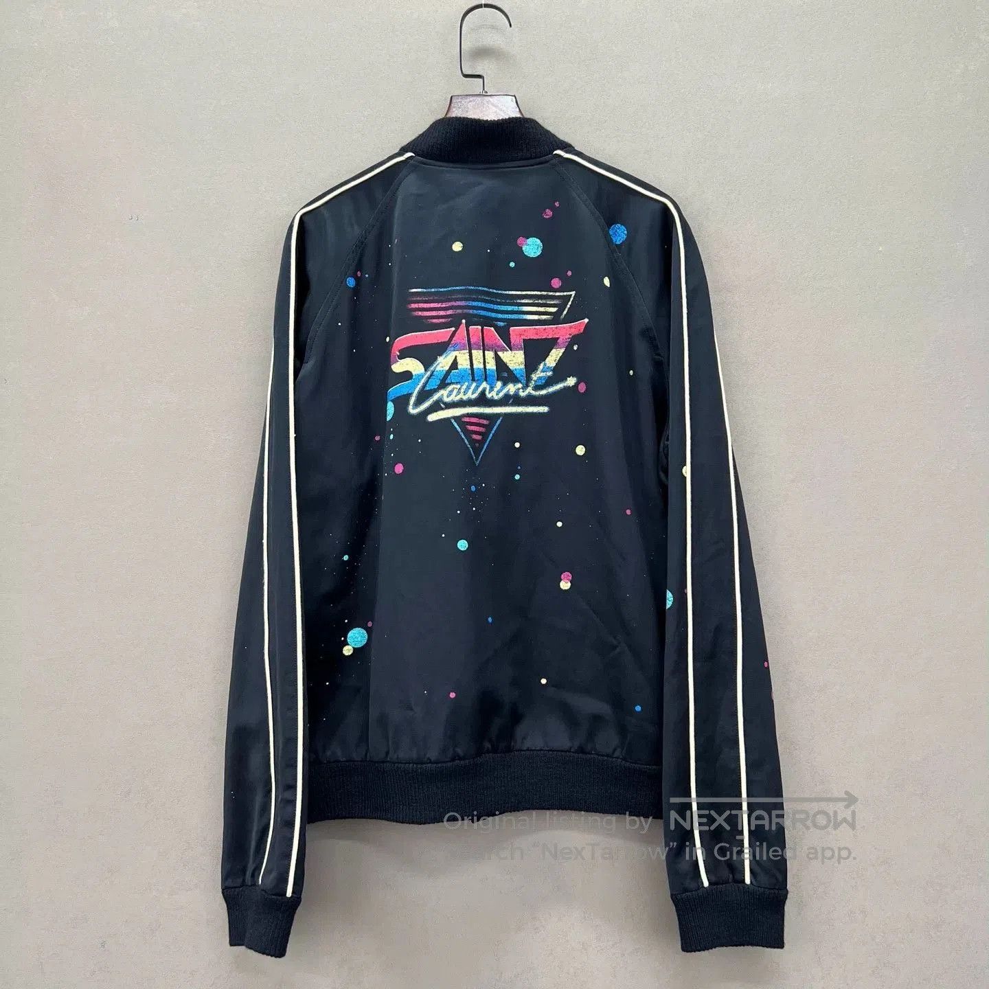 Saint Laurent Paris Saint Laurent Colorful Polka Dot Bomber Jacket. Size US M / EU 48-50 / 2 - 2 Thumbnail