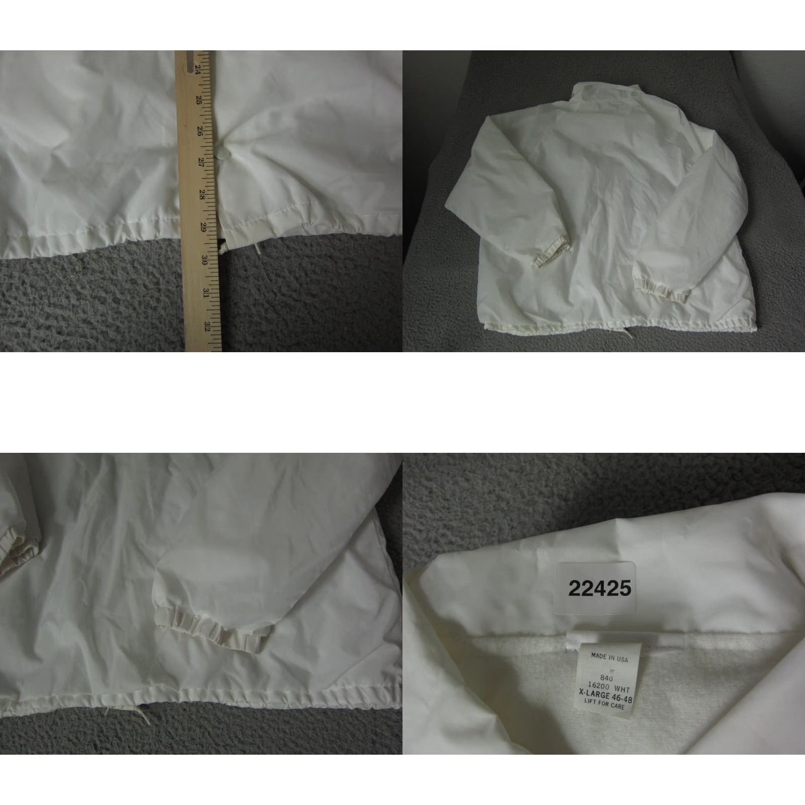 John Deere VINTAGE John Deere Jacket Mens XL White 80s Bomber Nylon Satin Workwear Large XL Mens Size US XL / EU 56 / 4 - 8 Thumbnail