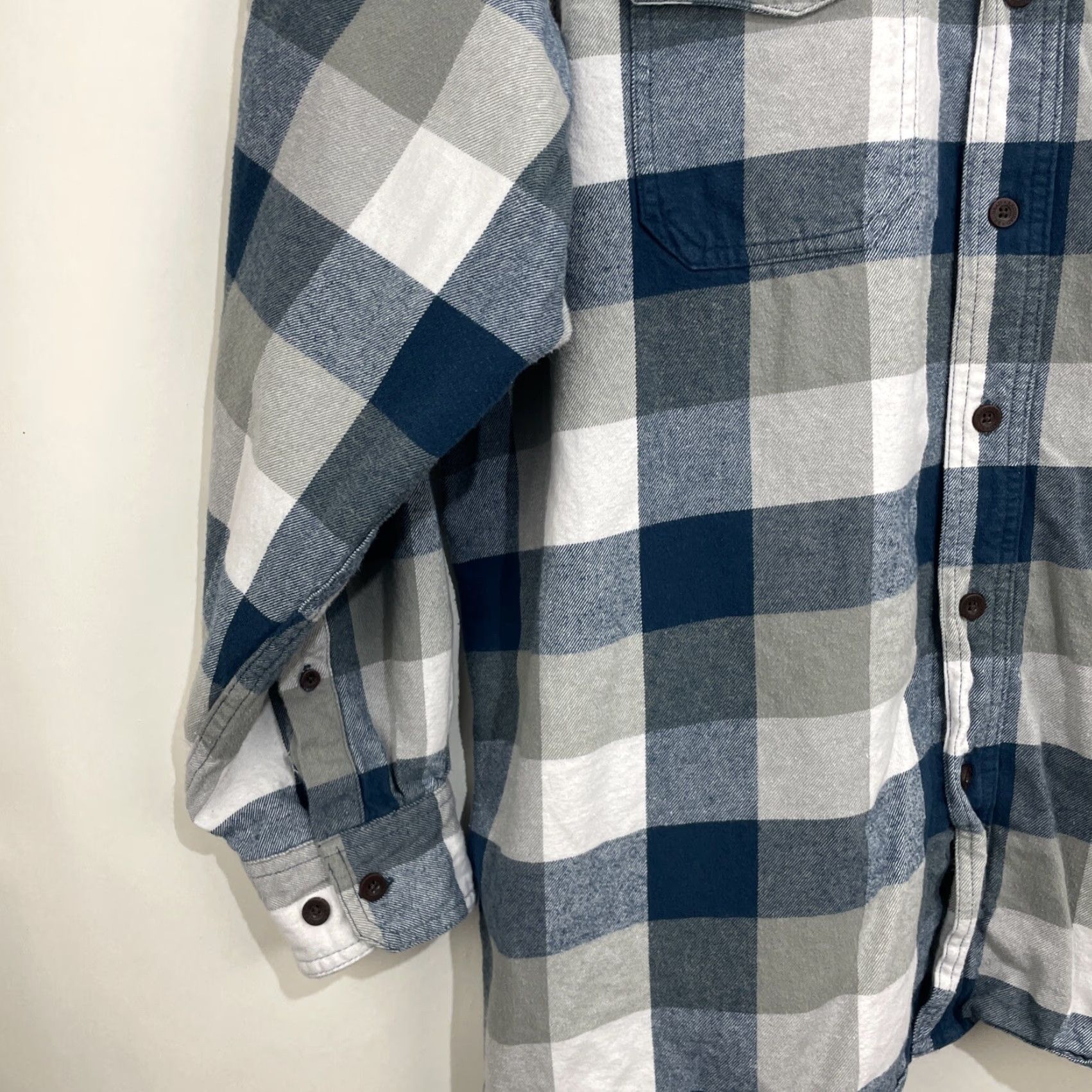 Vintage RedHead Flannel Shirt Mens 2XL Blue Plaid Casual Long Sleeve Button Up Shirt Size US XXL / EU 58 / 5 - 7 Thumbnail