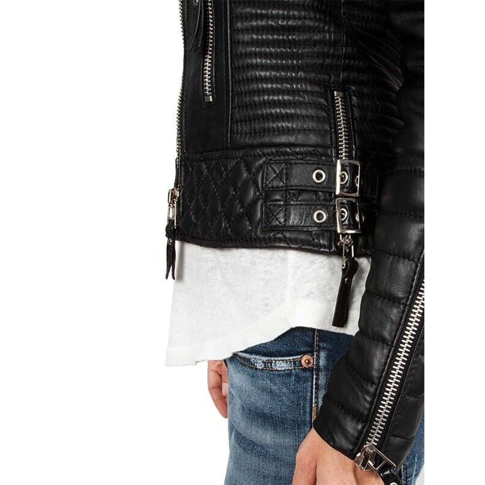 Boda Skins BODA Skins Kay Michaels Napa Leather Platinum Jacket 32/4 Size S / US 4 / IT 40 - 4 Thumbnail