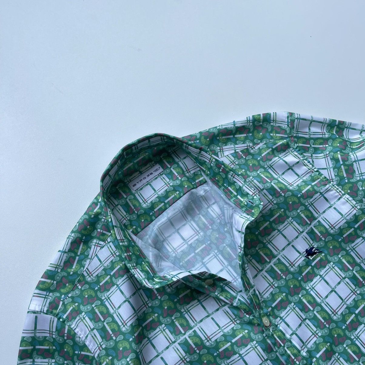 Designer × Etro Etro Paisley Printed Lightweight Cotton Button Ups Shirt Size US M / EU 48-50 / 2 - 8 Thumbnail