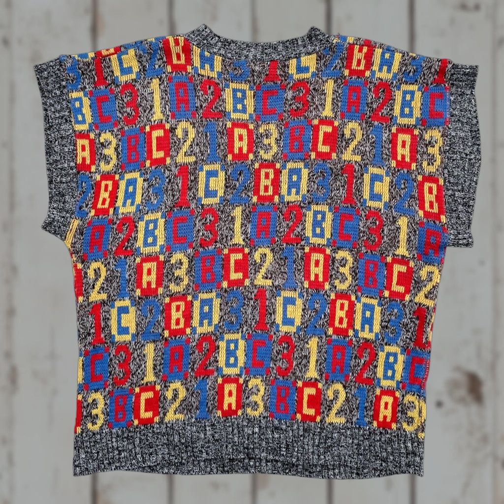 Vintage VINTAGE Centennial Knits Ltd. short sleeve sweater Mens XS? (keep). Size L / US 10 / IT 46 - 1 Thumbnail