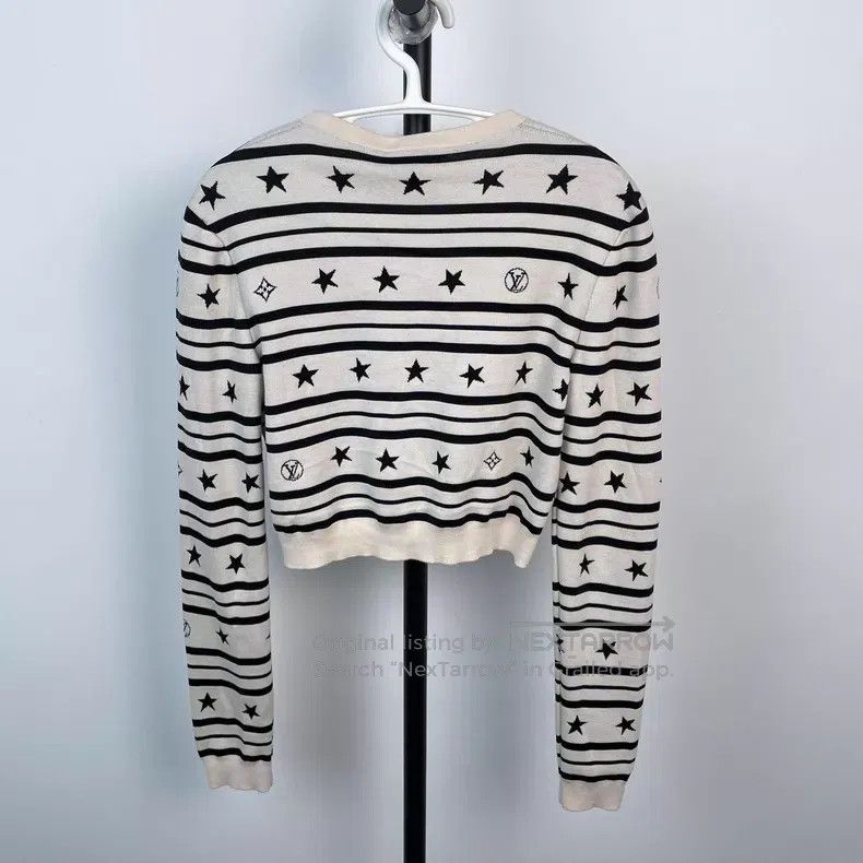 Louis Vuitton Louis Vuitton Star striped knit cardigan sweater Size S / US 4 / IT 40 - 2 Thumbnail