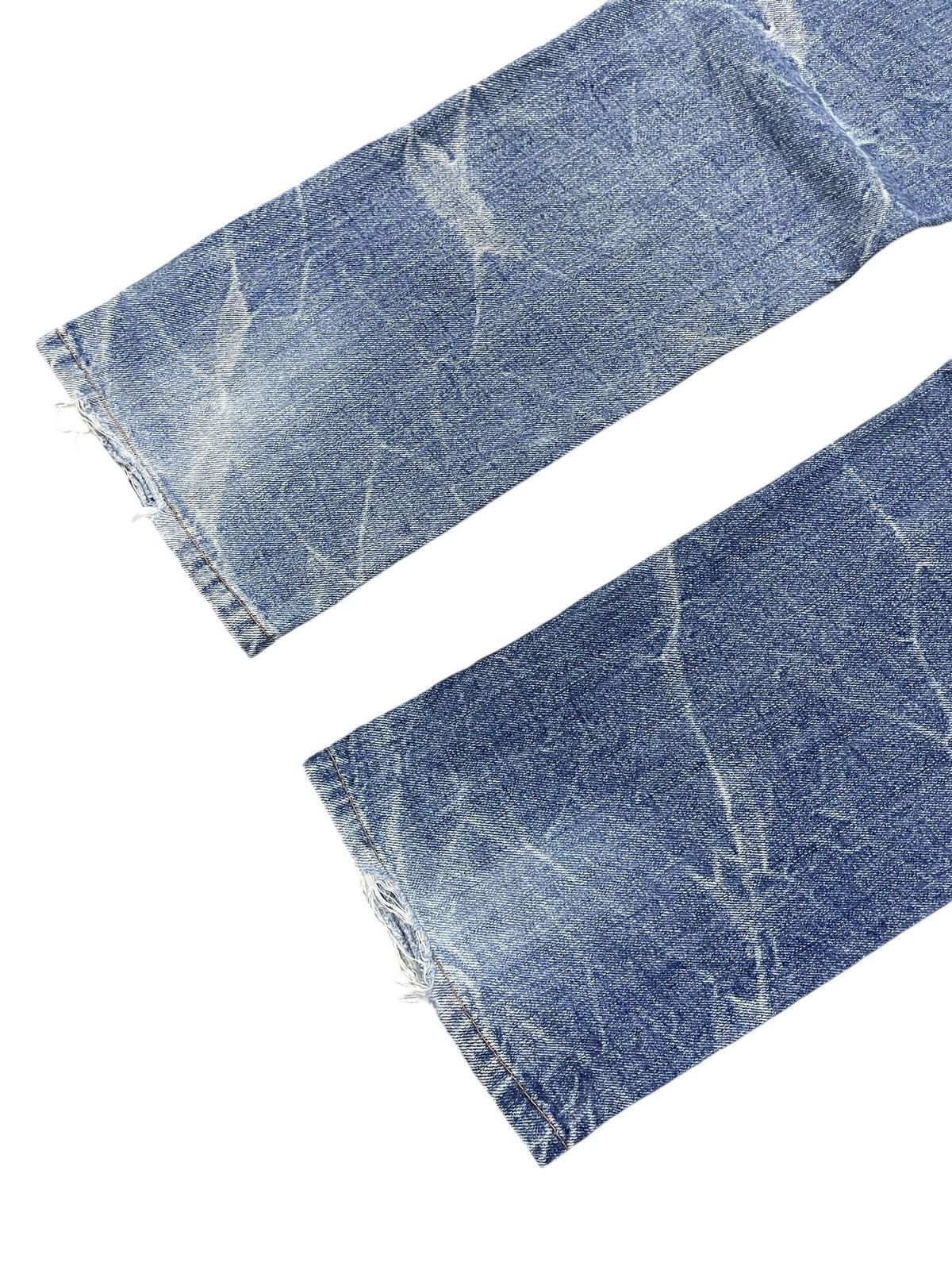 5351 POUR LES HOMMES × Hysteric Glamour Boro Heavy Stitched Japanese Brand Distressed Jeans Size US 30 / EU 46 - 15 Thumbnail