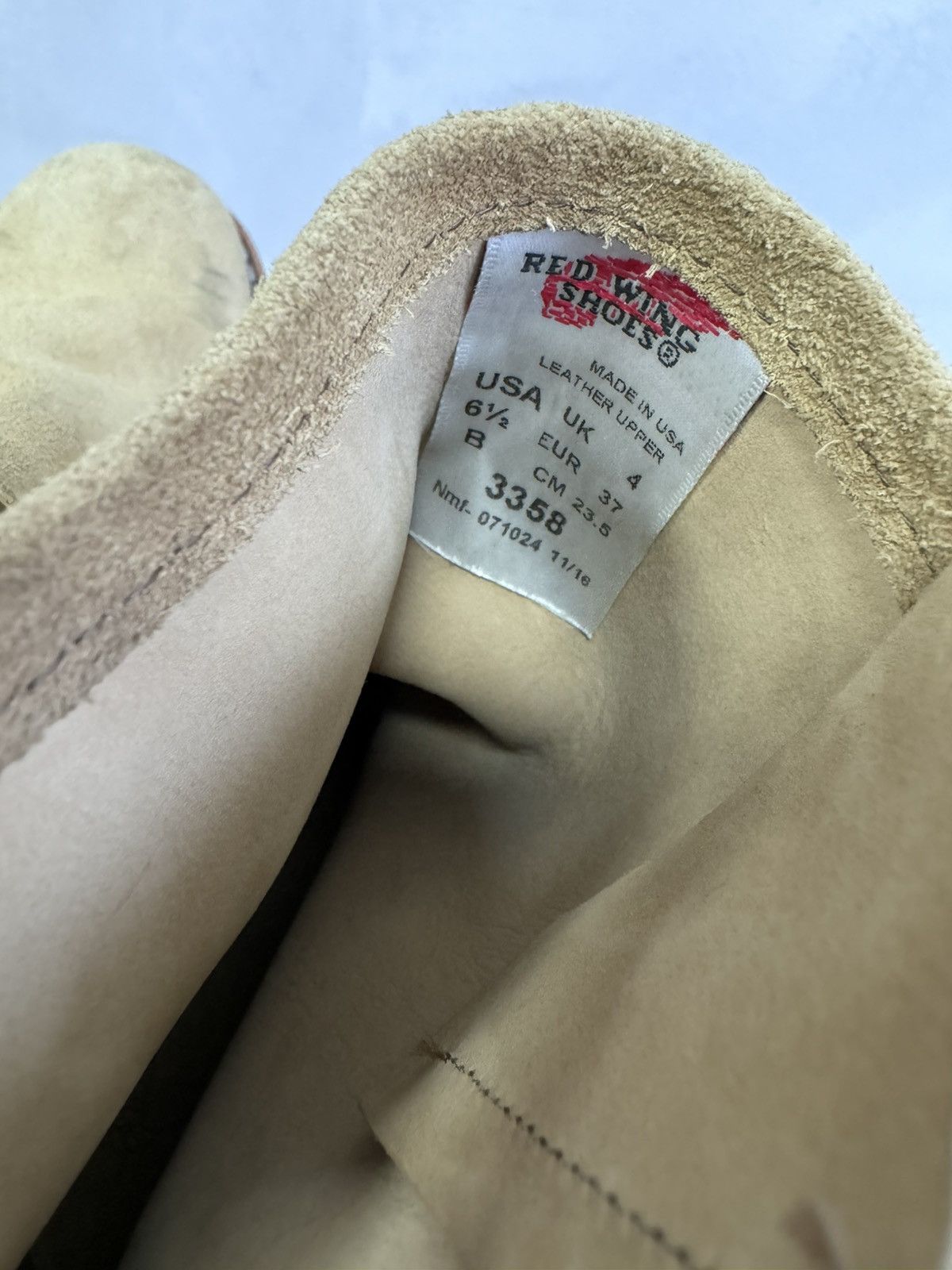 SWEAR London × Vintage Red Wing suede made in USA leather boots 3358 Size US 7 / IT 37 - 7 Thumbnail