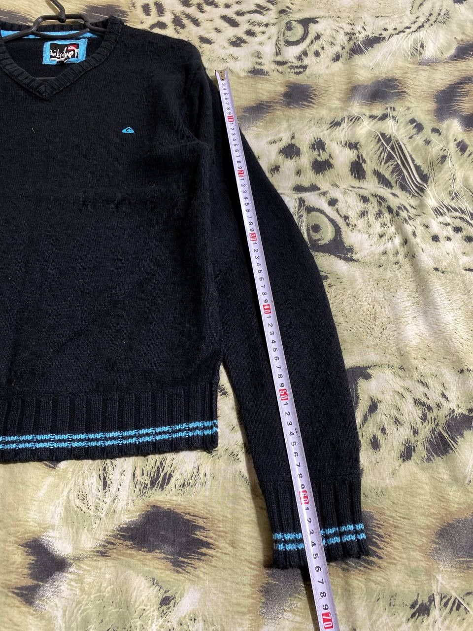 Quiksilver × Vintage 00s VINTAGE QUIKSILVER Knitted Big Logo Surf Style Sweater Size US XL / EU 56 / 4 - 18 Thumbnail