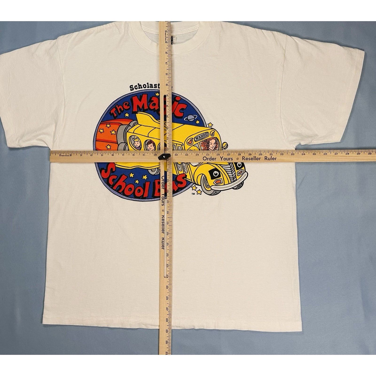Other Vintage 90s PBS Magic School Bus Graphic T-Shirt XL USA Made Size US XL / EU 56 / 4 - 7 Thumbnail