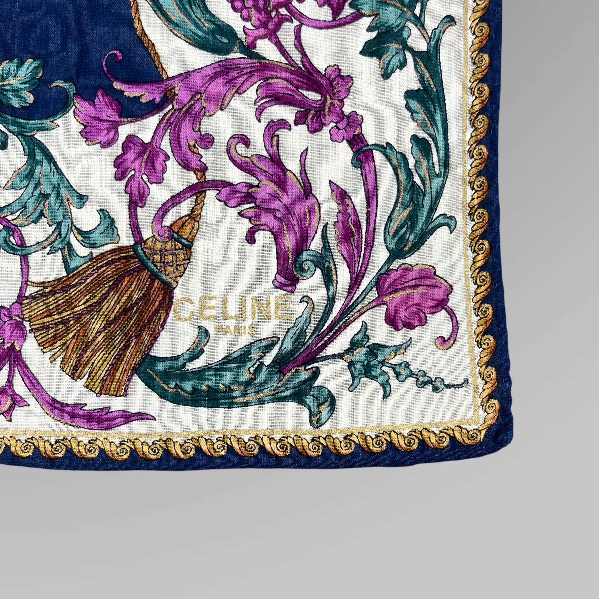 Celine Vintage Celine Handkerchief / Bandana / Neckerchief B410 Size ONE SIZE - 3 Thumbnail