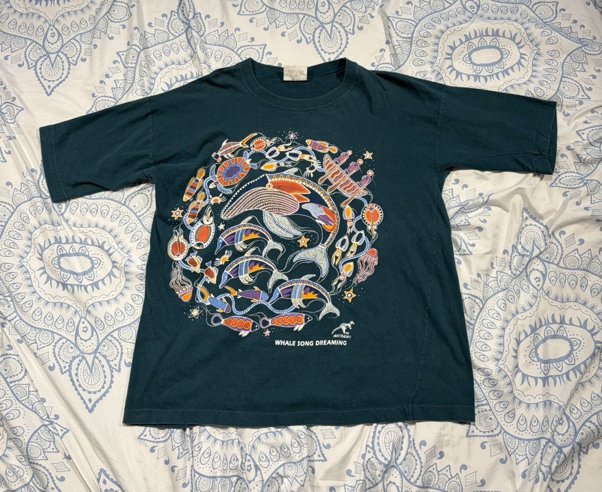 Vintage Vintage Whale Shirt XL Size US XL / EU 56 / 4 - 2 Thumbnail