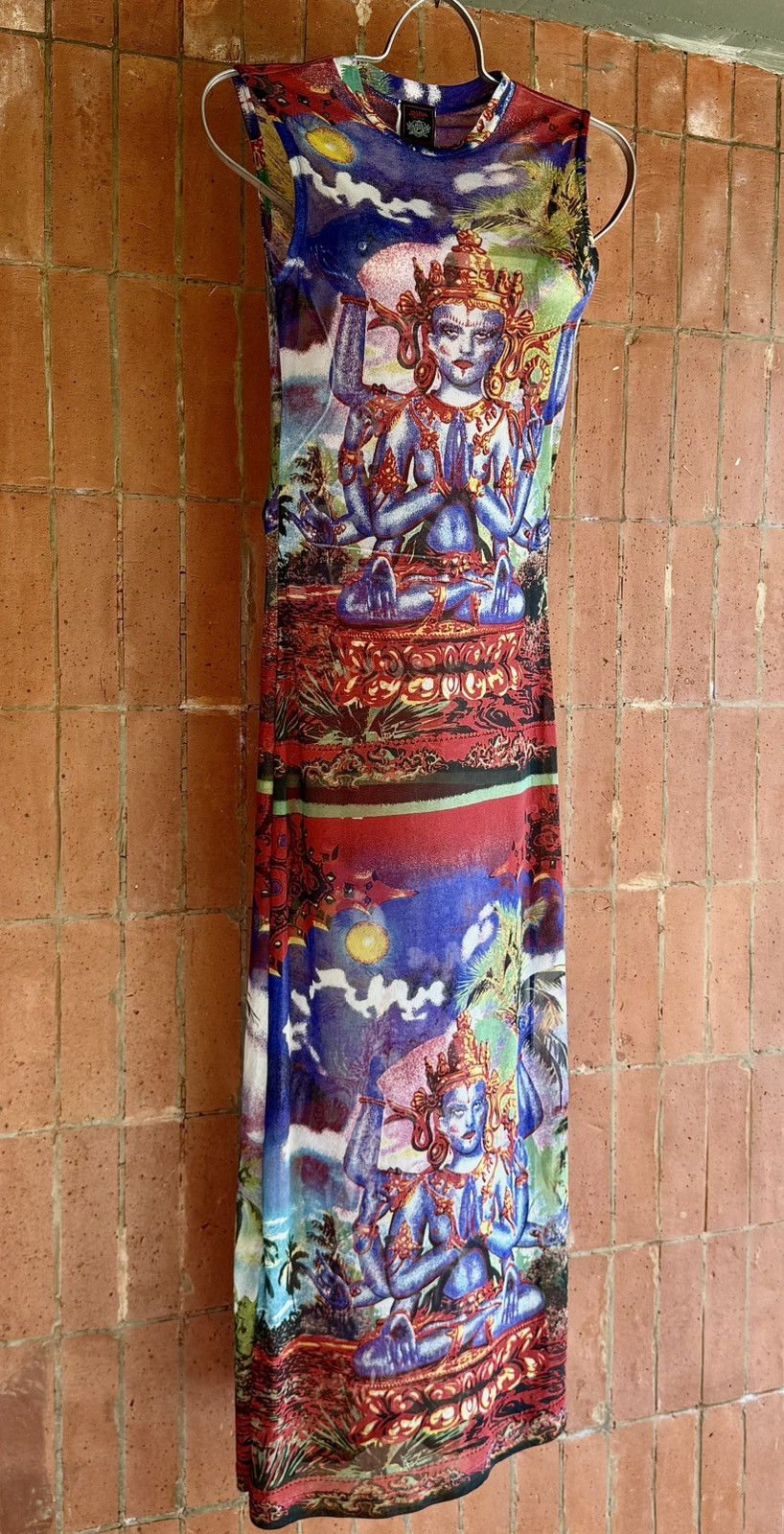 Jean Paul Gaultier Jean Paul Gaultier - SS1997 - Hindu Shiva God - Maxi Dress Size S / US 4 / IT 40 - 20 Thumbnail