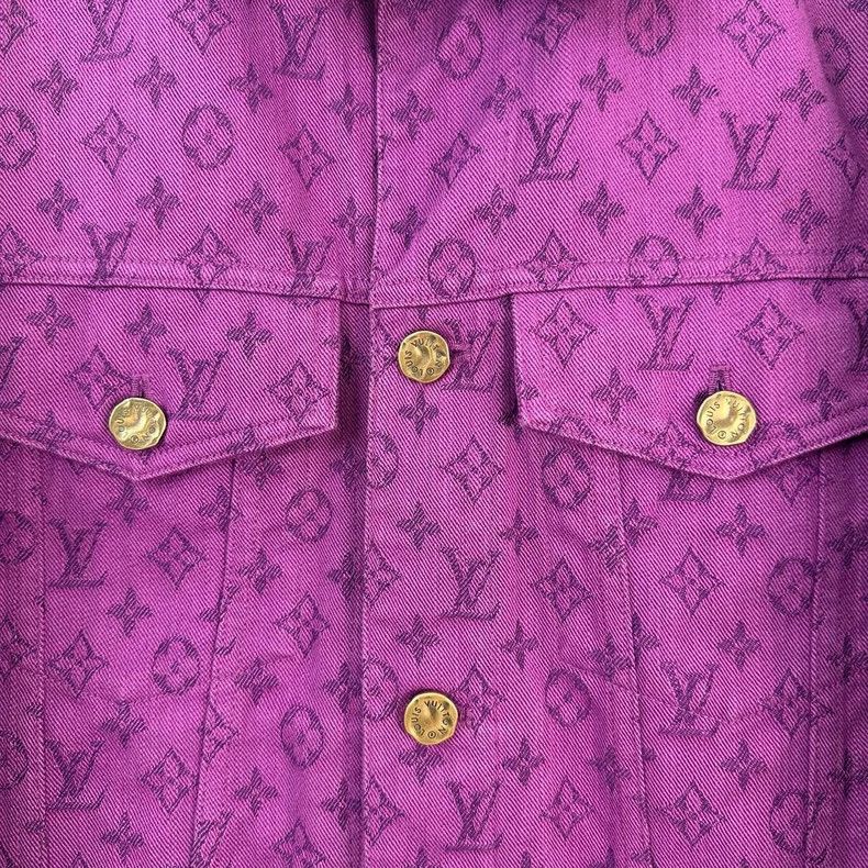 Louis Vuitton Louis Vuitton Purple denim jacket Size US L / EU 52-54 / 3 - 4 Thumbnail