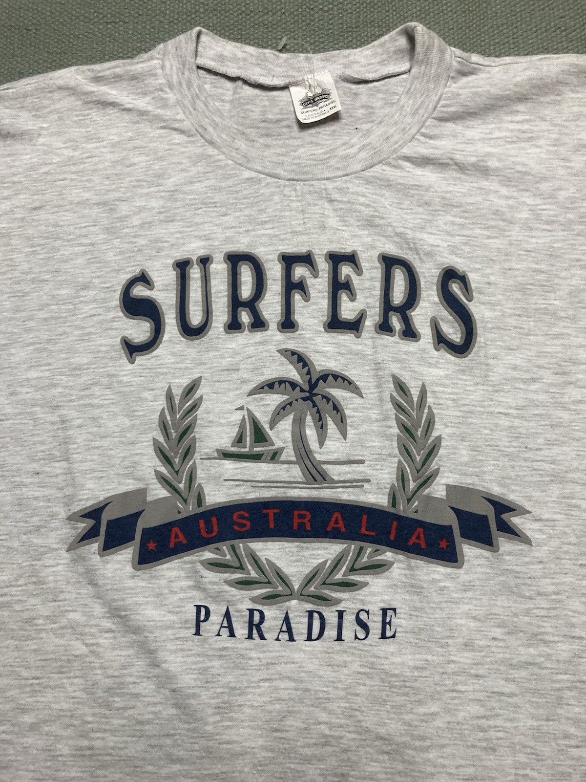 Vintage 90s graphic t shirt surfers paradise Australia single sti XL Size US XL / EU 56 / 4 - 2 Thumbnail