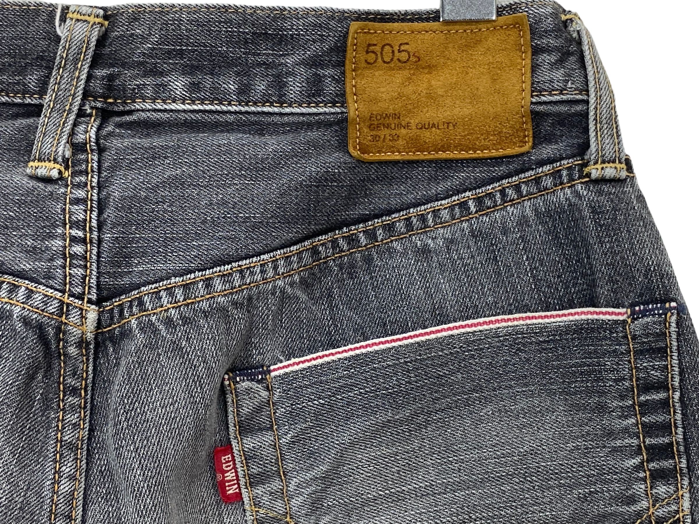 Edwin × Vintage Edwin Selvedge Denim Japanese Distressed Pants Japan Made Size US 30 / EU 46 - 9 Thumbnail