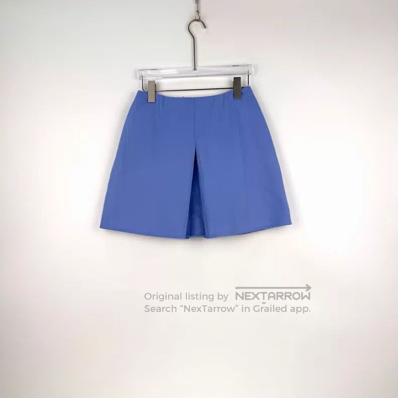 Dior Dior Light blue solid color wool tweed skirt Size 24" / US 00 / IT 34 - 4 Thumbnail