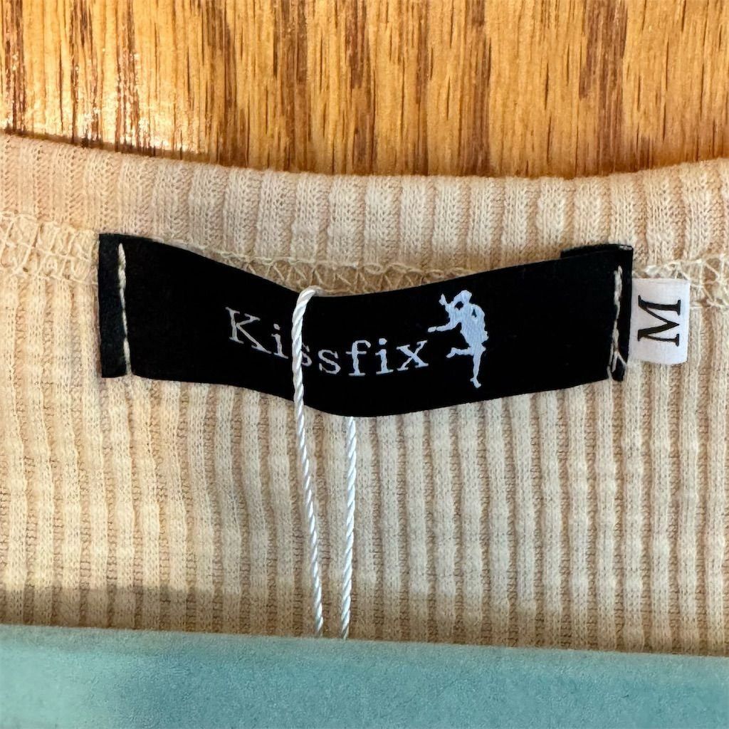 Other NWT Kissfix Women's Beige Long Sleeve Henley Top Size M Size M / US 6-8 / IT 42-44 - 3 Thumbnail