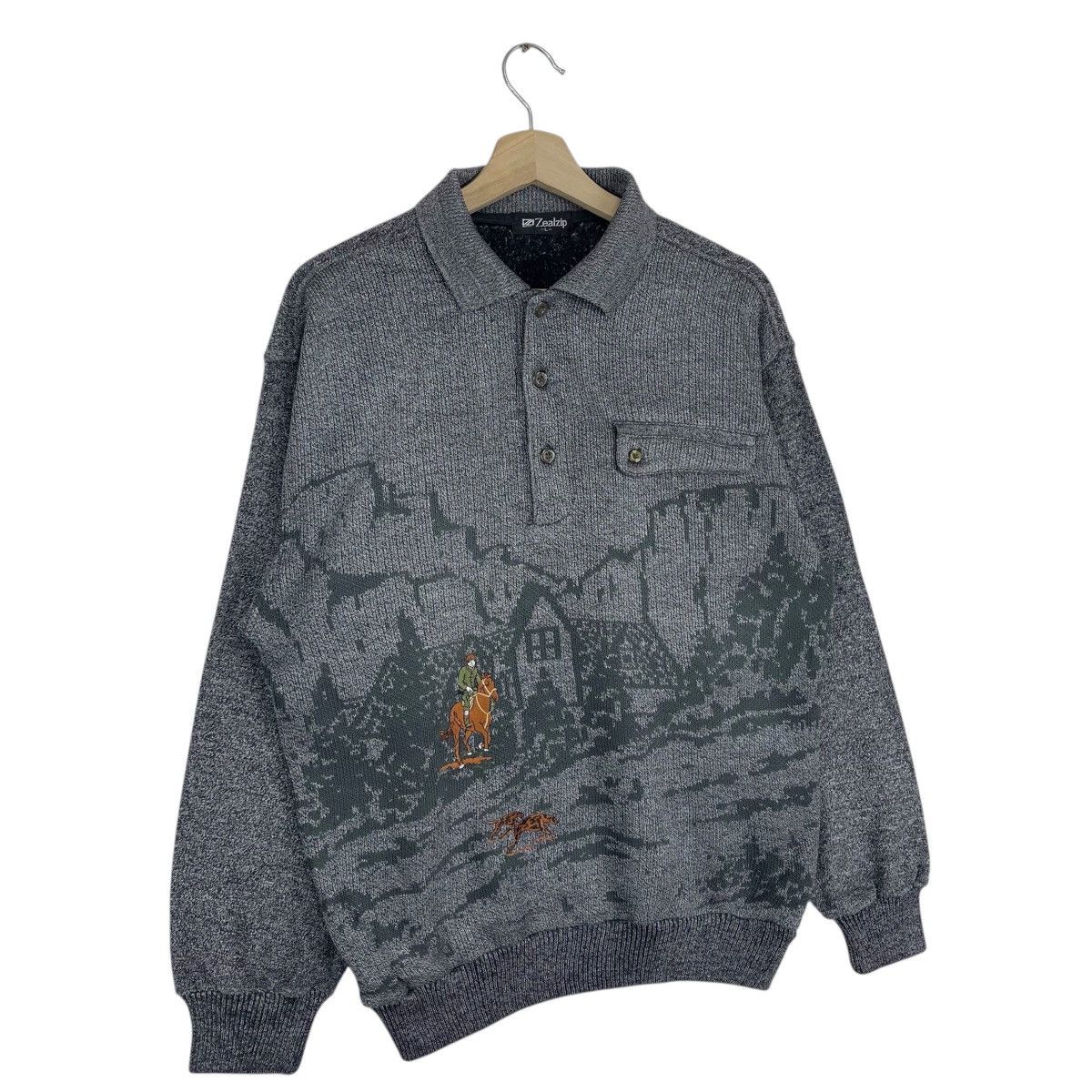 Aran Isles Knitwear × Homespun Knitwear × Vintage Art Knitted Sweater Size US M / EU 48-50 / 2 - 4 Thumbnail