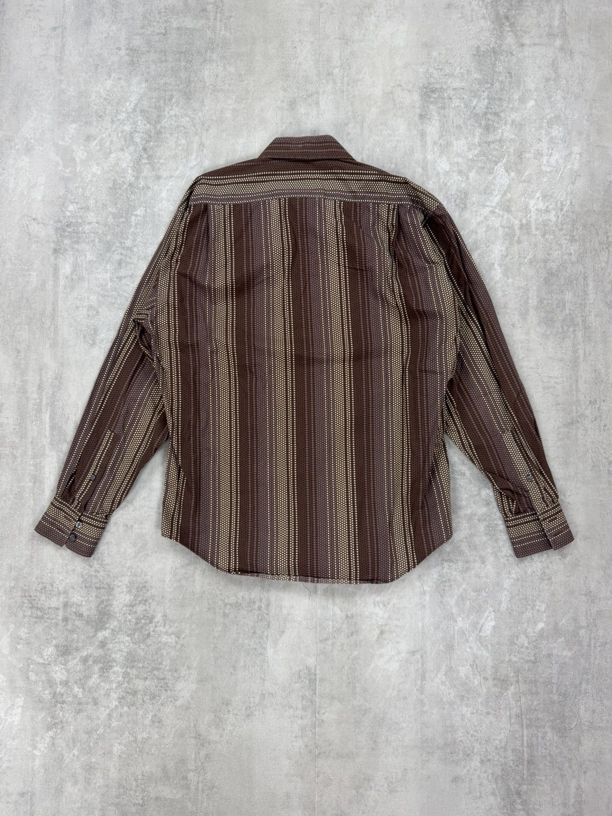Other Vintage Yves Saint Lauren Striped Shirt Long sleeve Mens Size US M / EU 48-50 / 2 - 3 Thumbnail