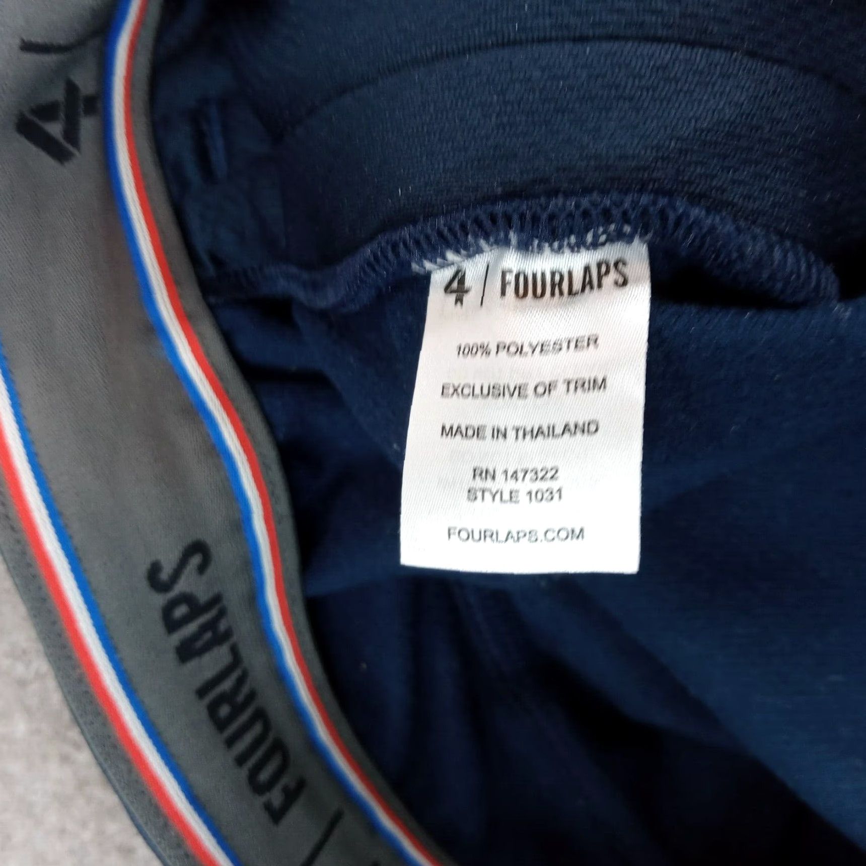 New Balance Fourlaps Pants Mens Large Blue Tapered Elastic Waist Stretch Track Pants Size US 34 / EU 50 - 7 Thumbnail