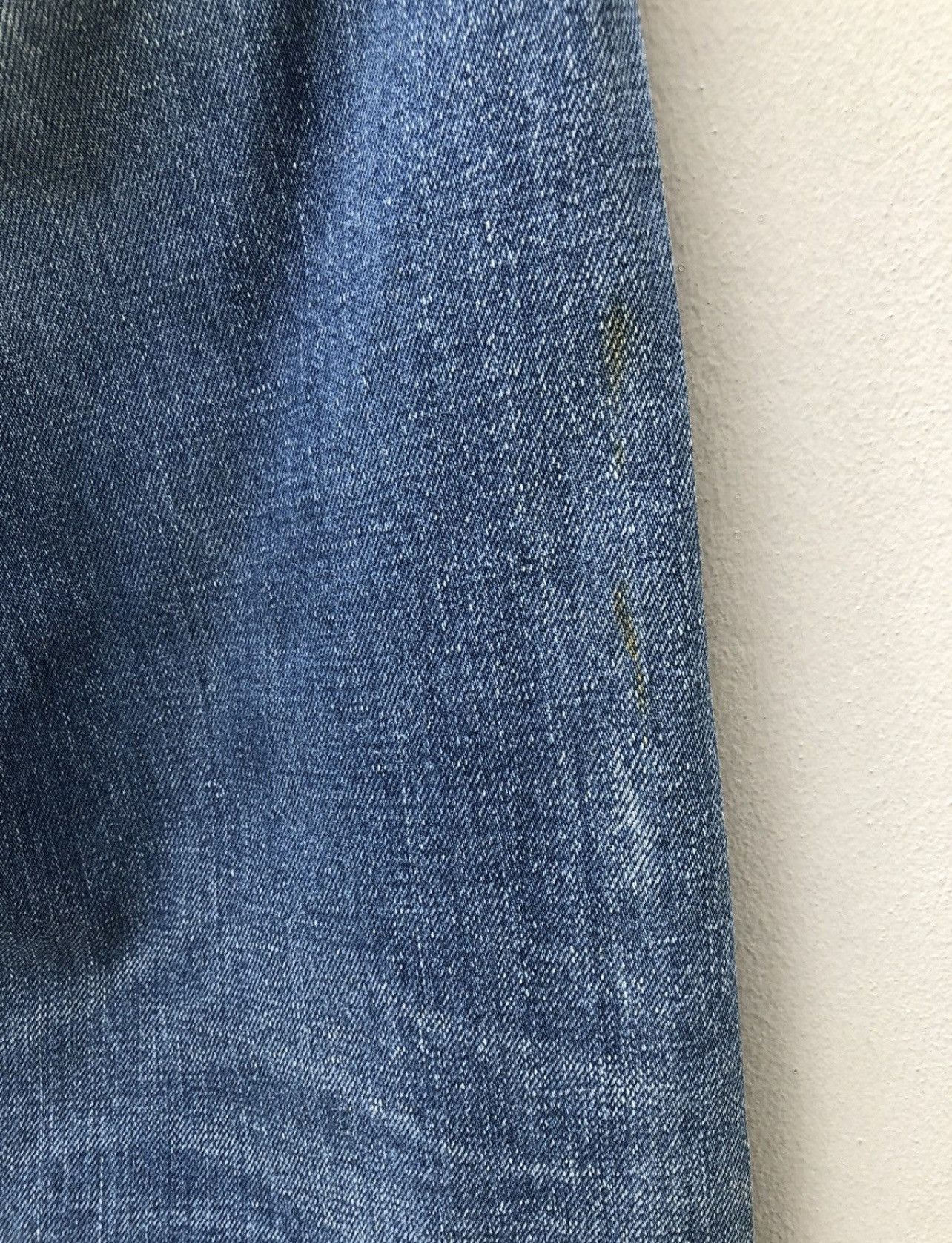 YAECA YEACA Japan Faded Blue Denim Selvedge Jeans Size US 30 / EU 46 - 19 Thumbnail