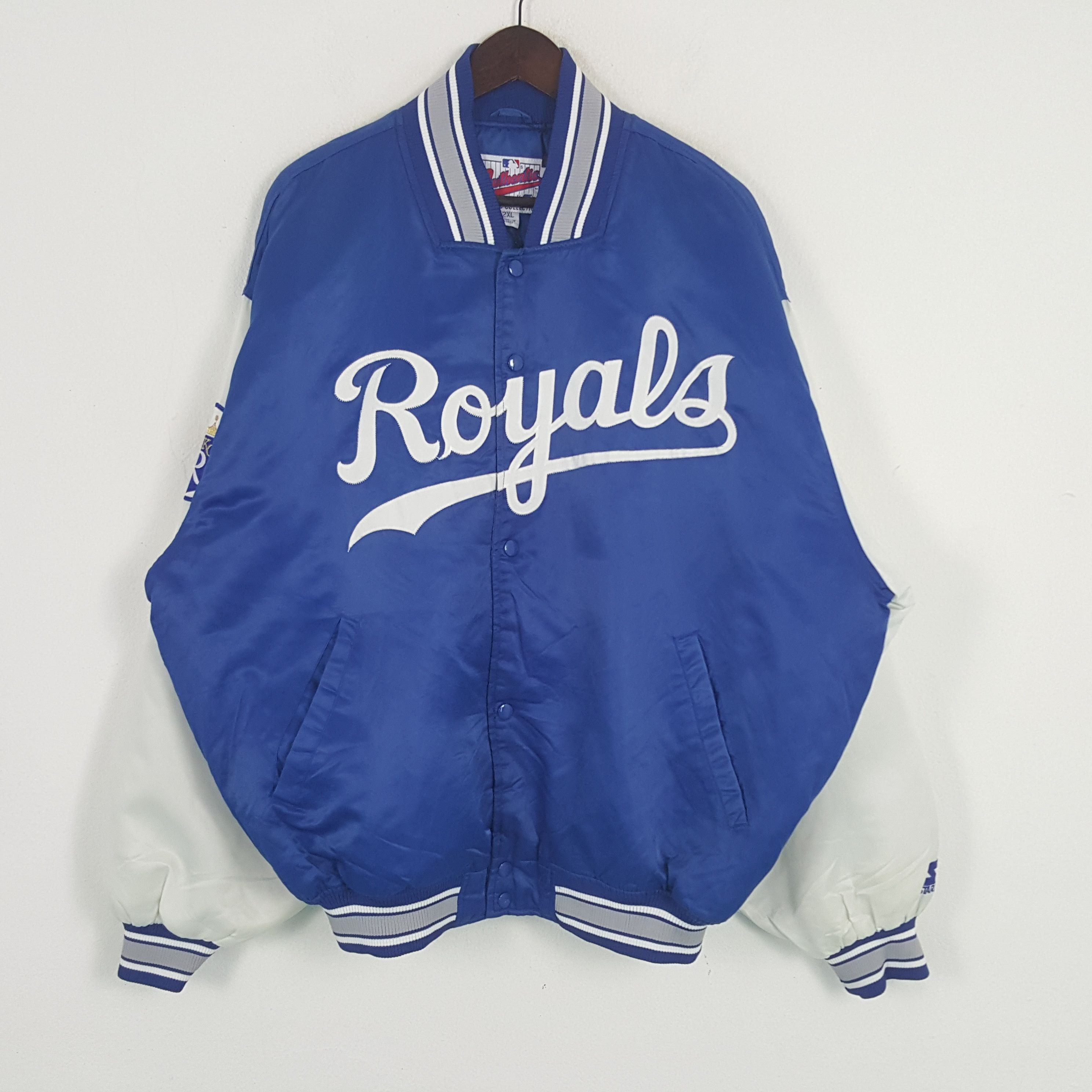 MLB × Vintage Vintage MLB Royals Sports Varsity Jacket Size US XXL / EU 58 / 5 - 1 Thumbnail