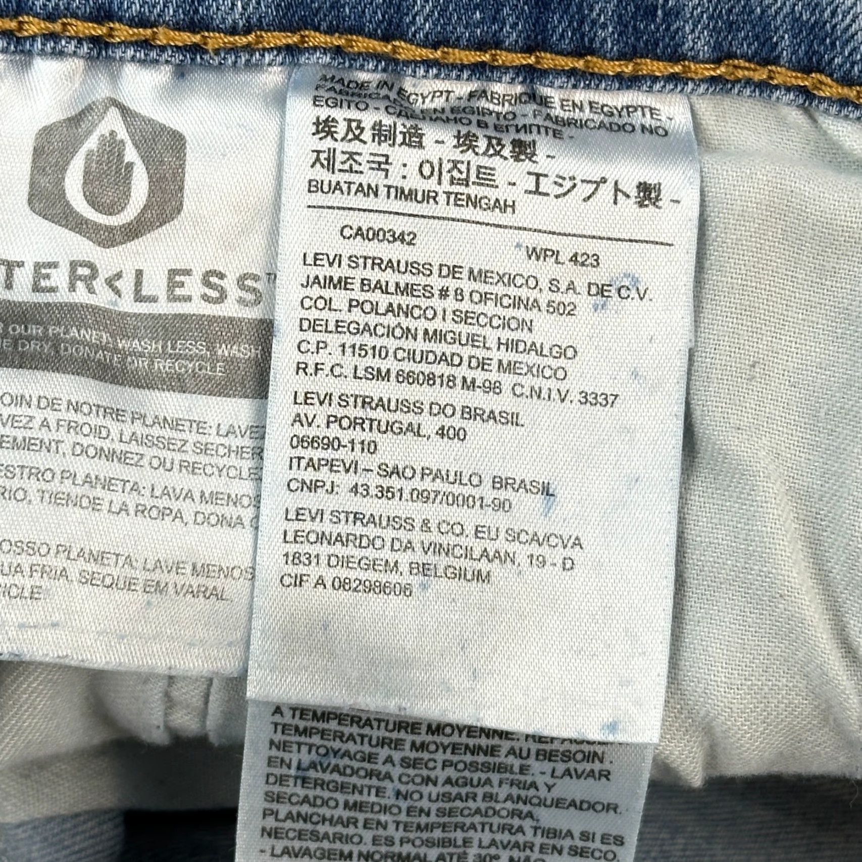 Levi's Levis 541 Jeans Mens 42x30 42x29 Athletic Taper Stretch Denim Medium Wash Casual Size US 42 / EU 58 - 6 Thumbnail