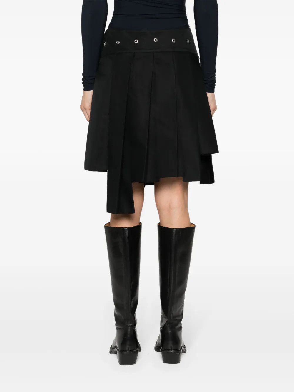 Off-White o1y1225 Mini Skirt in Black Size 26" / US 2 / IT 38 - 4 Thumbnail