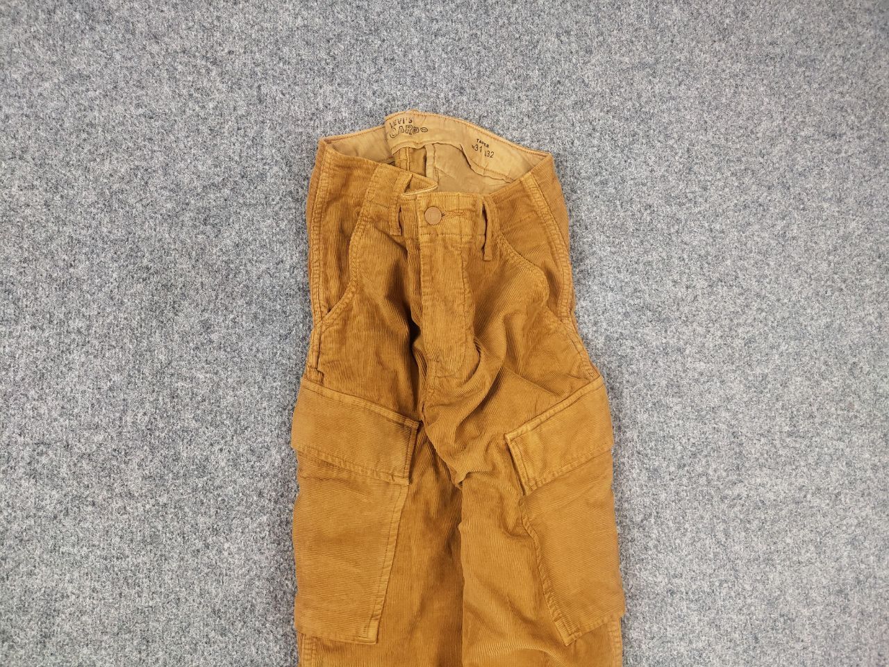 Levi's Levis xx Cargo Corduroy Trouser Brown Pants Vintage Style Size US 32 / EU 48 - 4 Thumbnail
