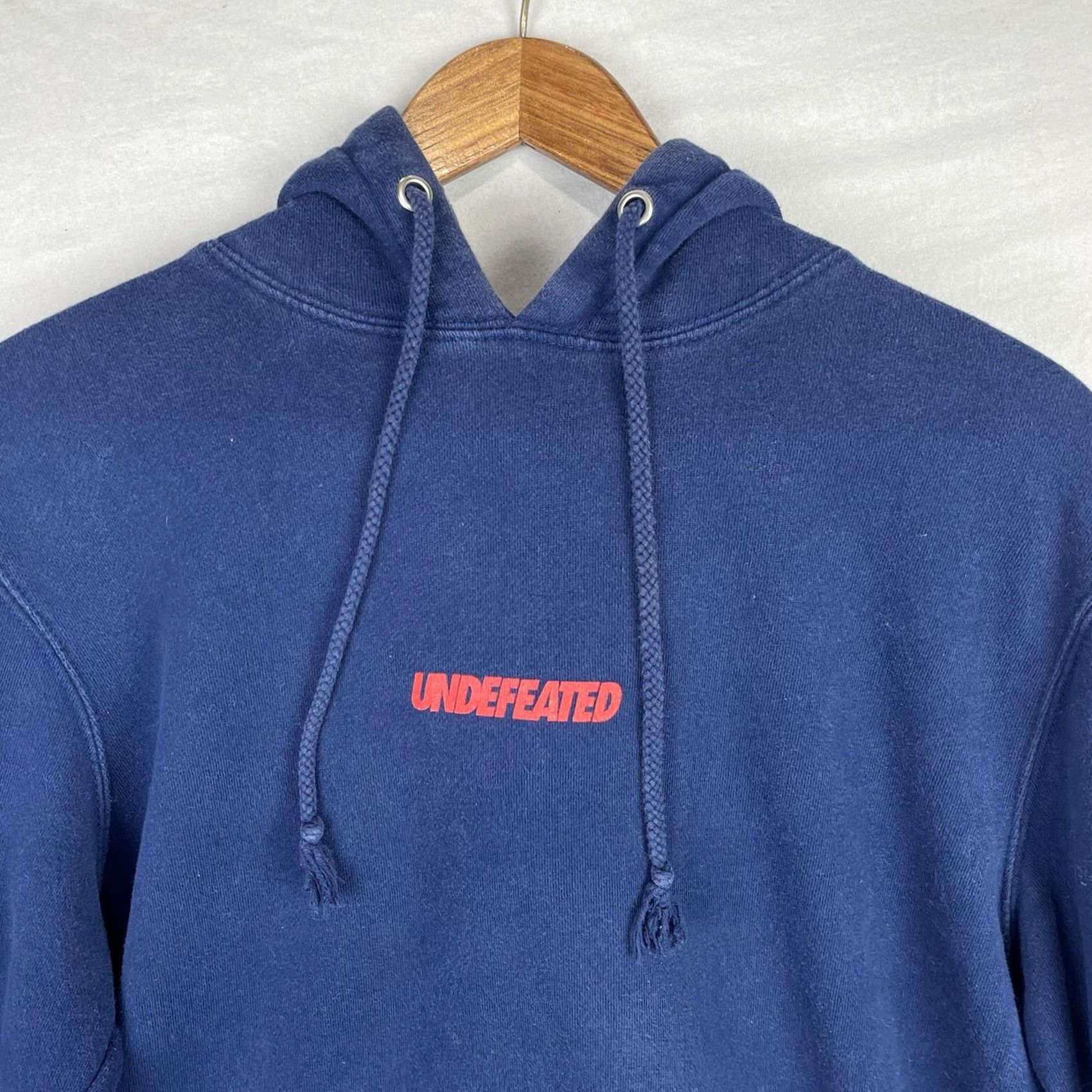 Undefeated Undefeated Hoodie Mens Large Navy Blue Sweatshirt Pullover Fleece Made In USA Size US L / EU 52-54 / 3 - 2 Thumbnail