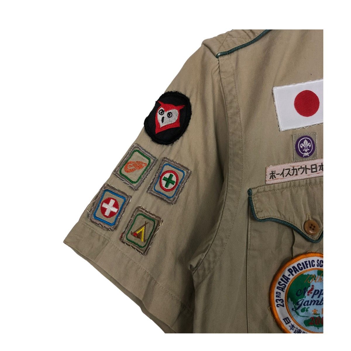 Ralph Lauren × Vintage 💥BOY SCOUT BY RL JAPAN FULL PATCH SHIRT Size US S / EU 44-46 / 1 - 8 Thumbnail