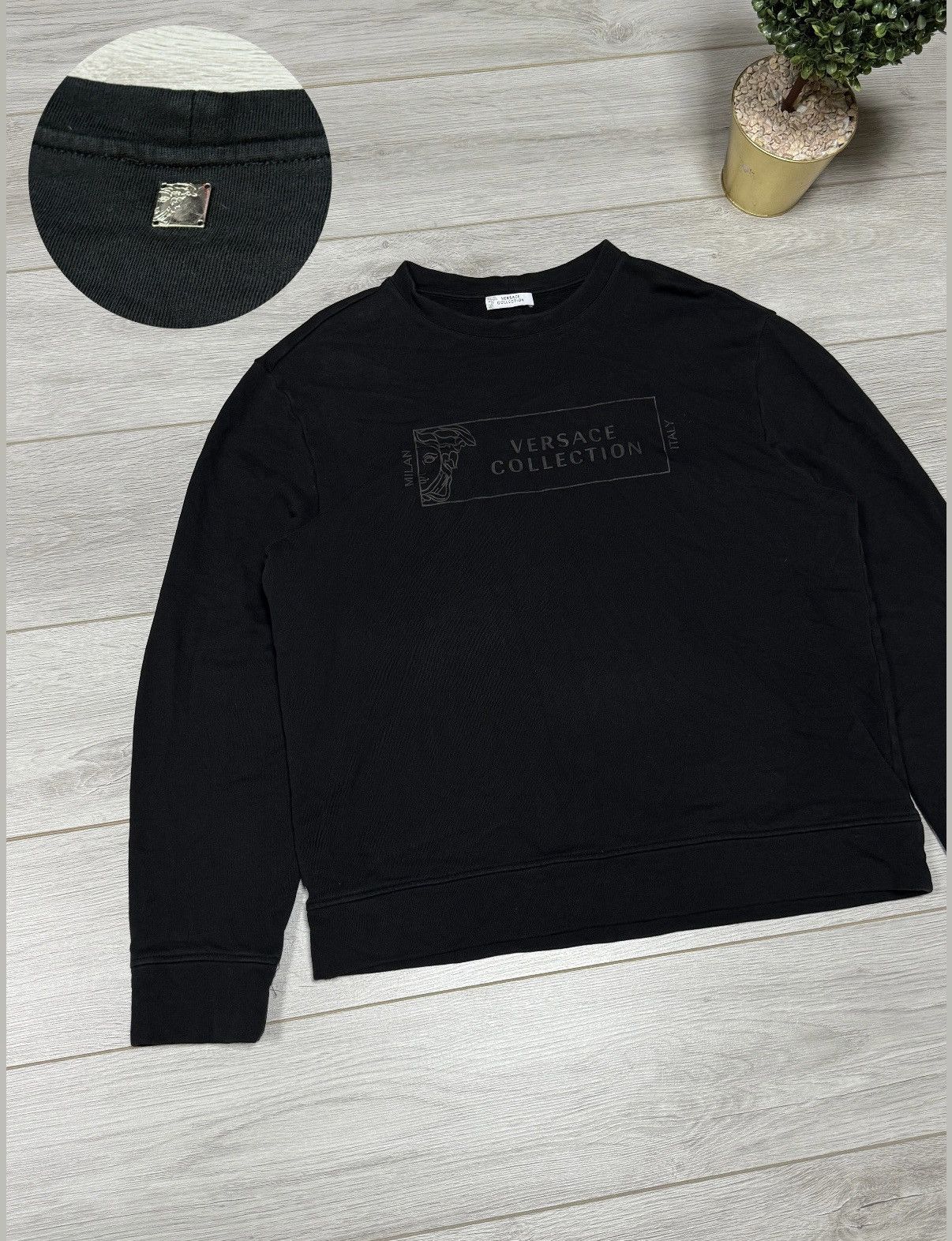 Versace Versace medusa big box logo sweatshirt Size US XXL / EU 58 / 5 - 1 Thumbnail