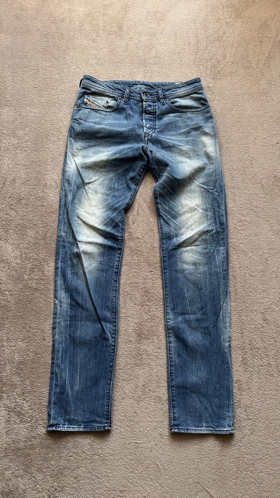 Japanese Brand Diesel Buster Y2K Mudwash Faded Jeans LGB ifsixwasnine vibe Size US 30 / EU 46 - 3 Thumbnail