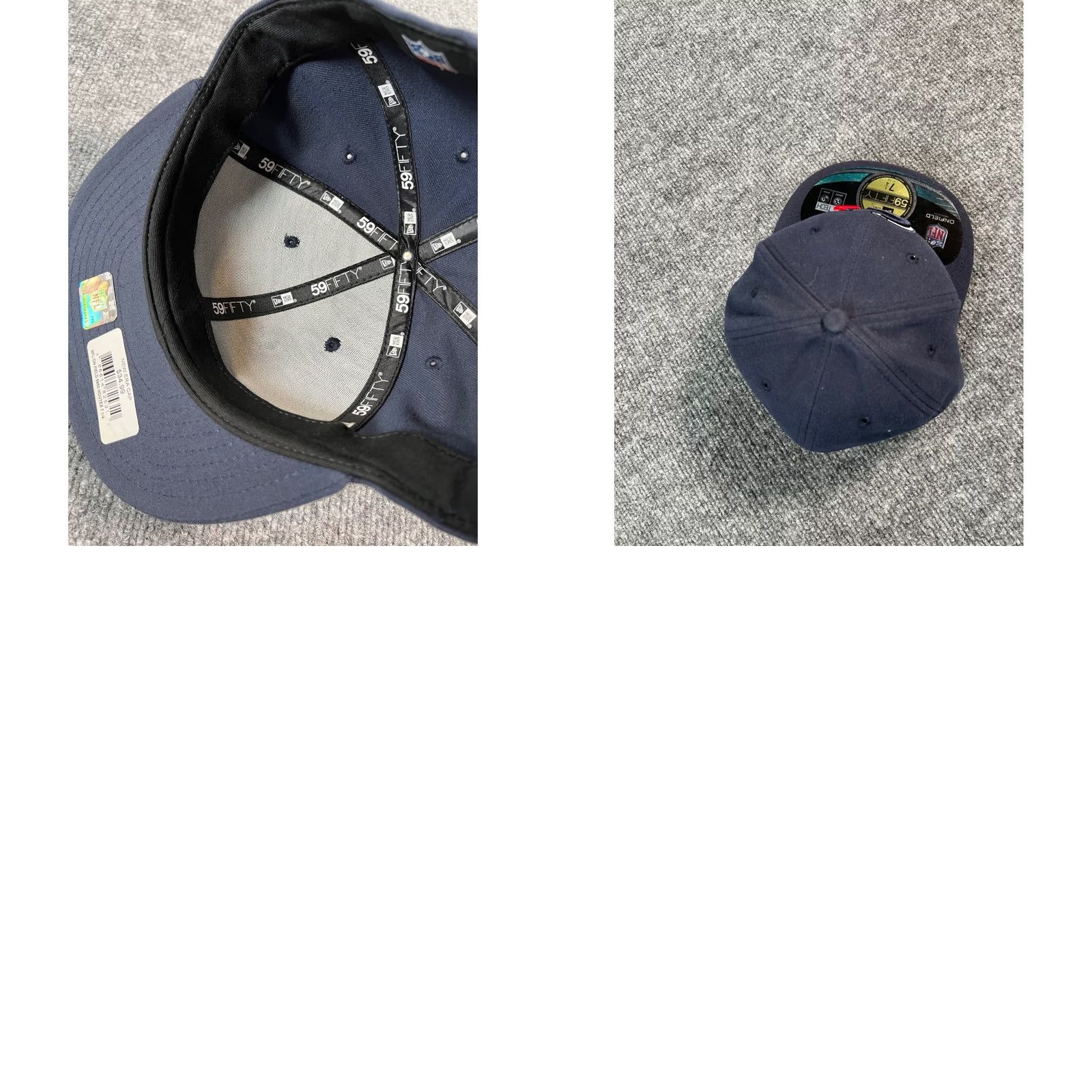 New Era New Era Houston Texans Hat Mens 7 1/4 Navy Blue 59FIFTY NFL On Field Fitted Cap Size ONE SIZE - 8 Thumbnail