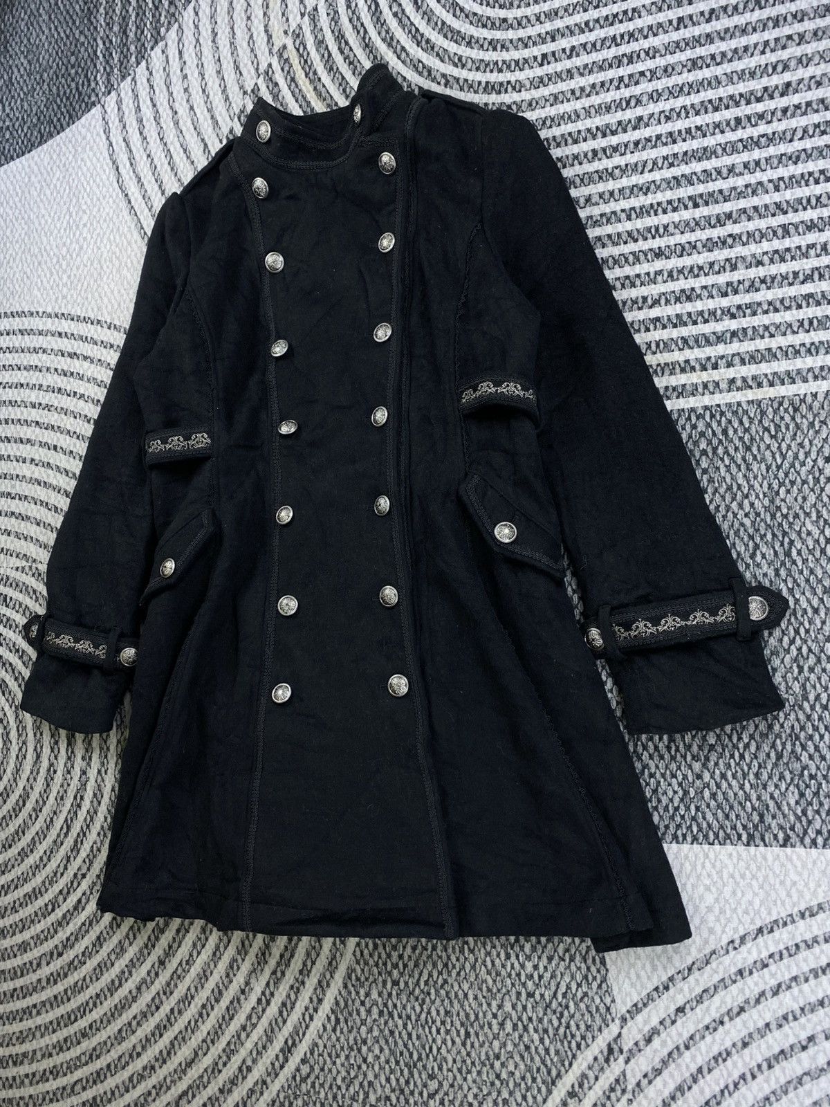 Le Grande Bleu (L.G.B.) Vintage Ozz Croce Punk Bondage Jacket Size M / US 6-8 / IT 42-44 - 5 Thumbnail