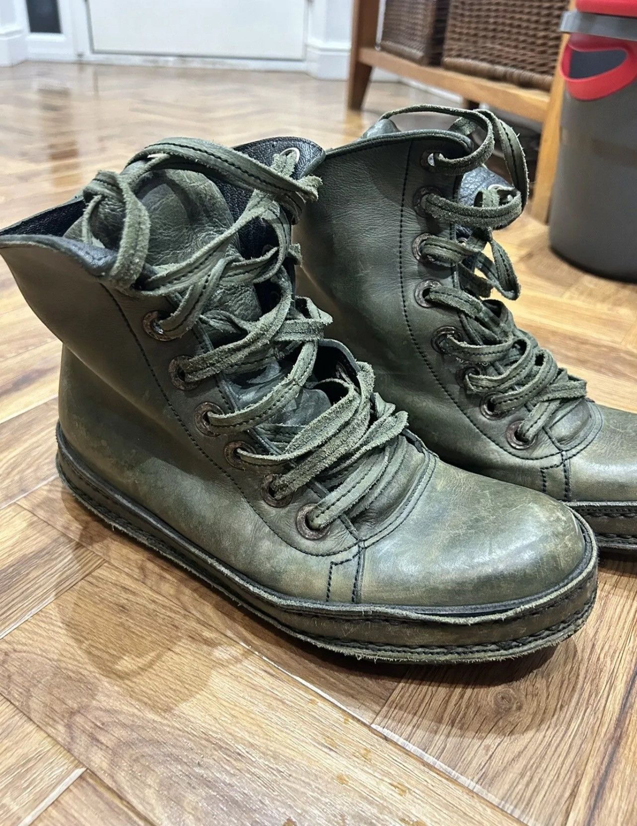 James Kearns James Kearns Handmade Green Horse Leather UK Size 9 Size US 9 / EU 42 - 2 Thumbnail
