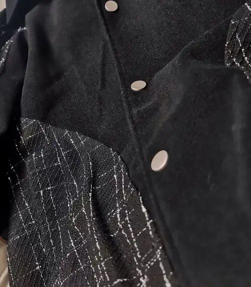VIBE Korean fashion patchwork oversized jacket coat Size US M / EU 48-50 / 2 - 4 Thumbnail