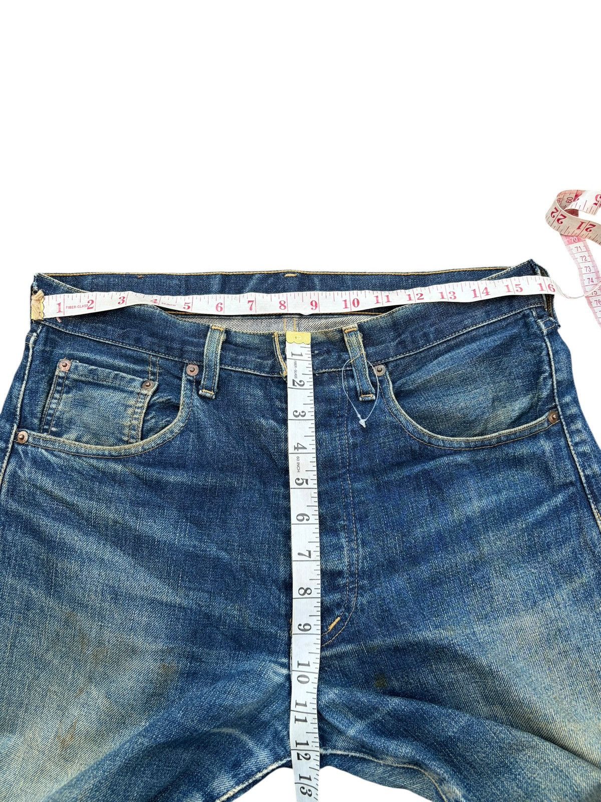 Levi's TRASHER VINTAGE LEVI'S BIG E 503B SELVEDGE DISTRESSED DENIM Size US 32 / EU 48 - 18 Thumbnail