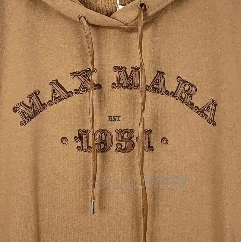 Max Mara MaxMara Brown Women's Hoodie . Size M / US 6-8 / IT 42-44 - 4 Thumbnail