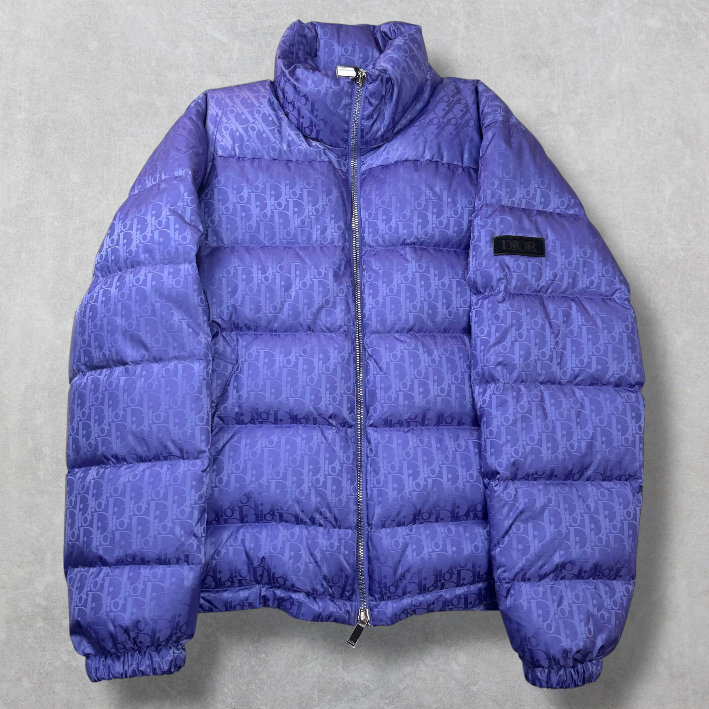 Dior Dior Oblique Purple Down Jacket 52 (L) Size US L / EU 52-54 / 3 - 1 Thumbnail