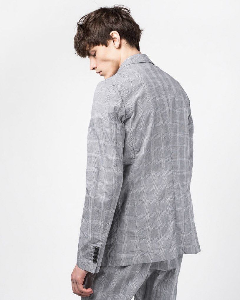 Dries Van Noten Weightless cotton plaid blazer DRIES VAN NOTEN Desa Size 52R - 5 Thumbnail
