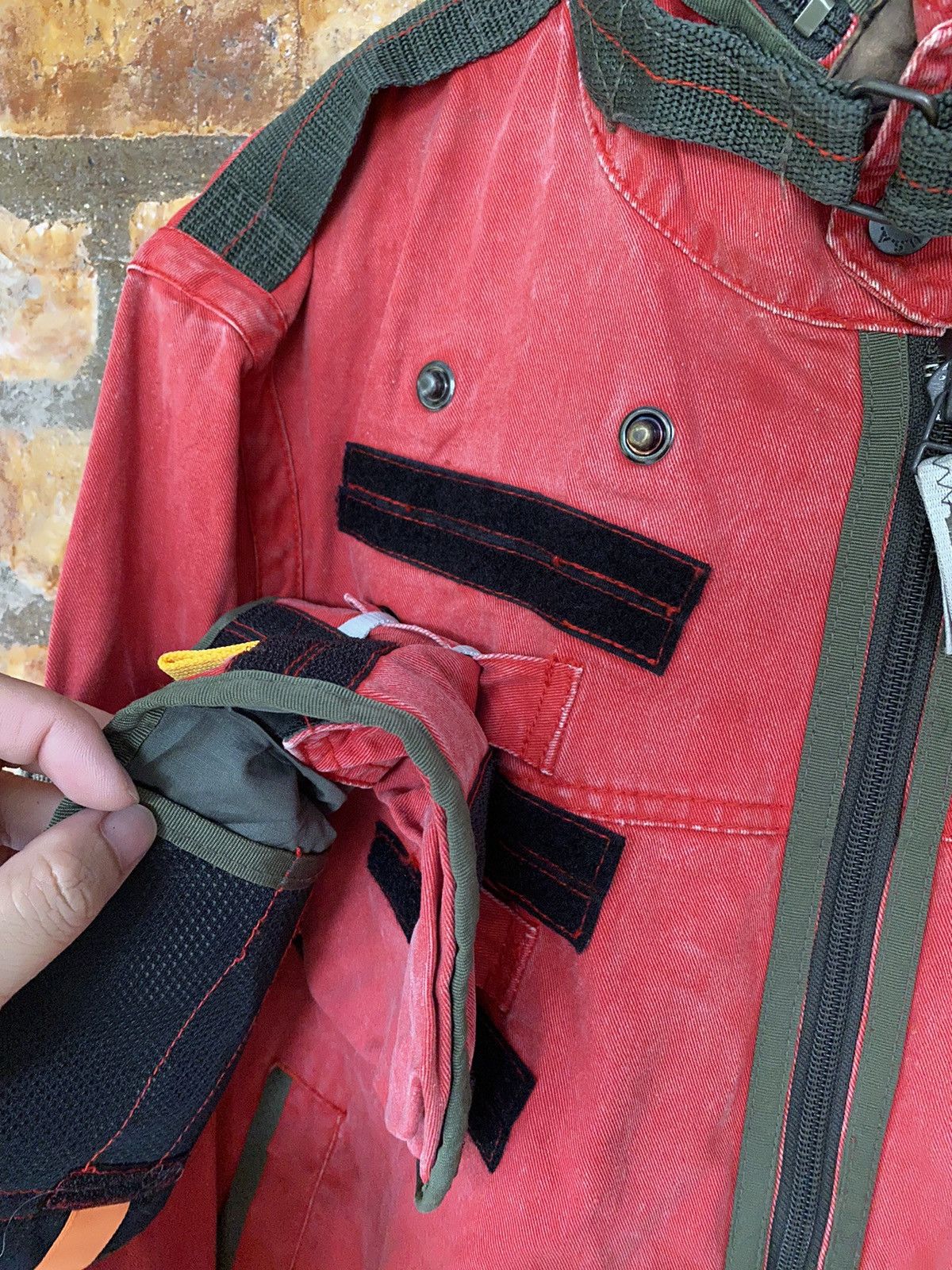 Avirex × Japanese Brand Vtg Avirex Analoq Q 3D cargos parachute bondage jacket Size US L / EU 52-54 / 3 - 12 Thumbnail