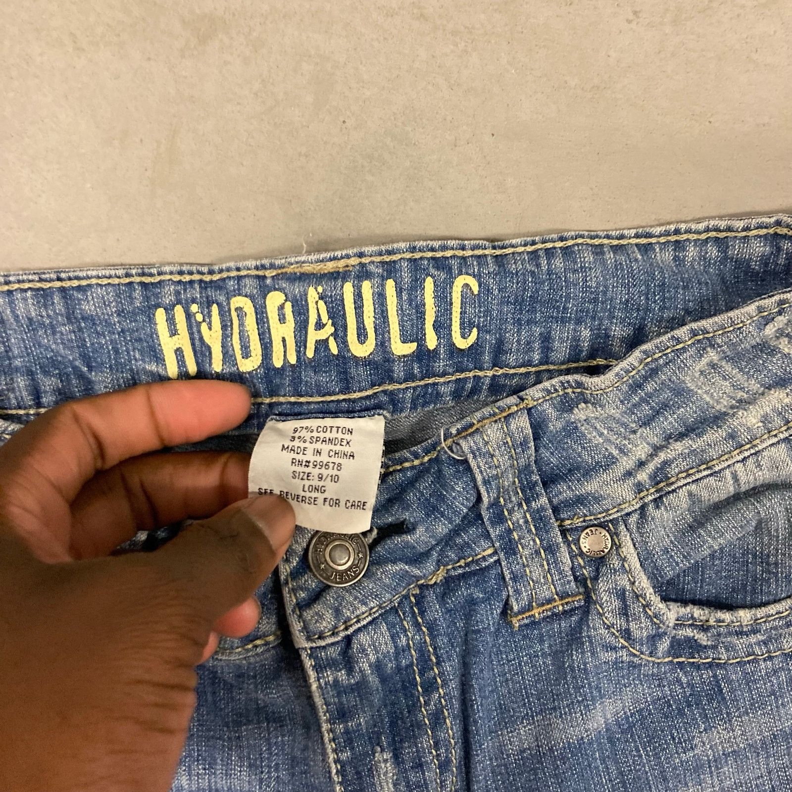 Vintage Y2K low rise hydraulic bootcut jeans 28x33 Size 32" / US 10 / IT 46 - 5 Thumbnail