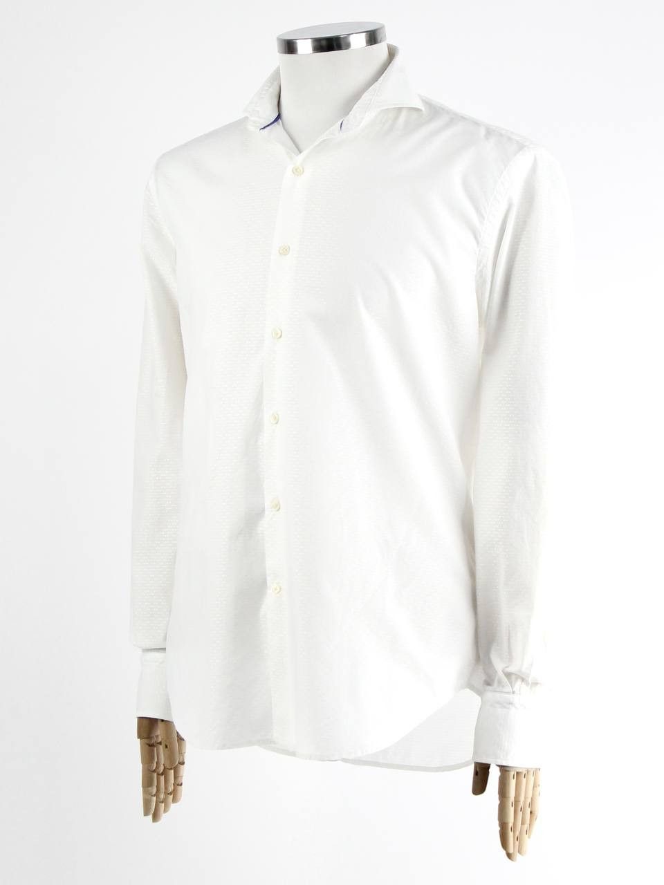 Boggi BOGGI MILANO White cotton shirt Size US L / EU 52-54 / 3 - 2 Thumbnail
