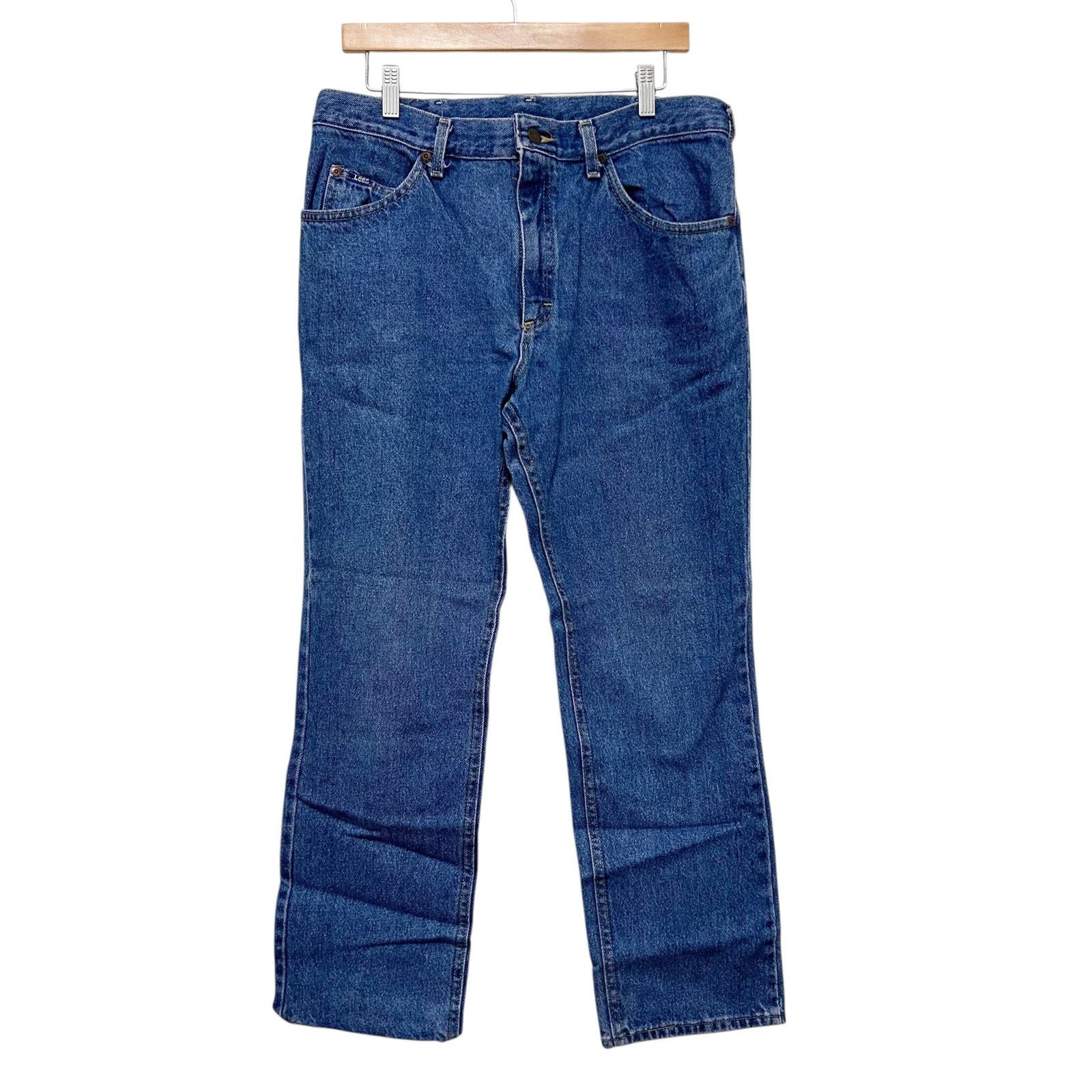 Lee Vintage Lee Straight Leg Jeans Sz 36x30 Size US 36 / EU 52 - 1 Thumbnail