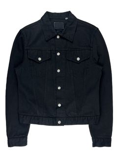 Helmut lang striped hot sale denim jacket