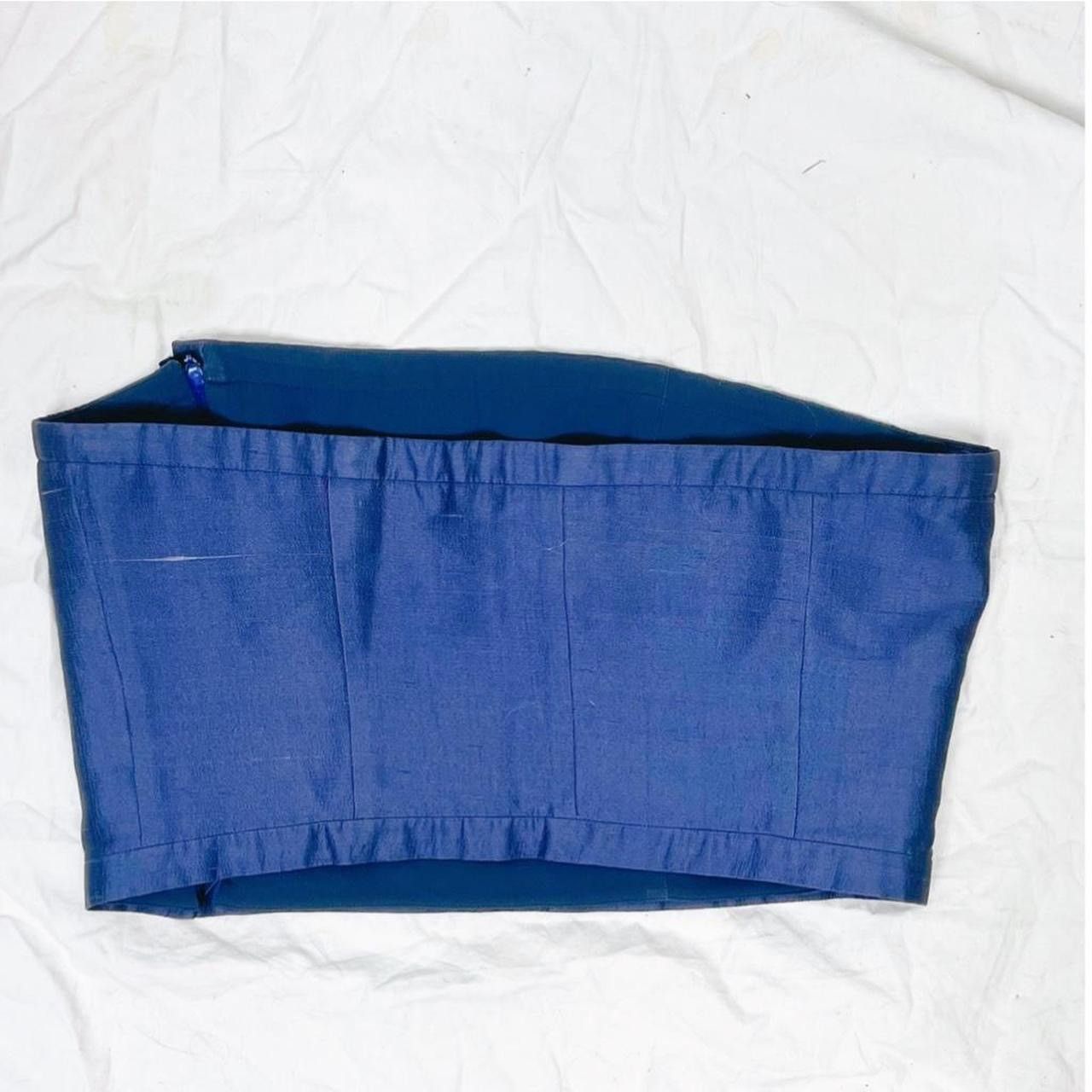 Armani Y2K Giorgio Armani Strapless Chrome Bandage Top Sz 44 Size M / US 6-8 / IT 42-44 - 5 Thumbnail
