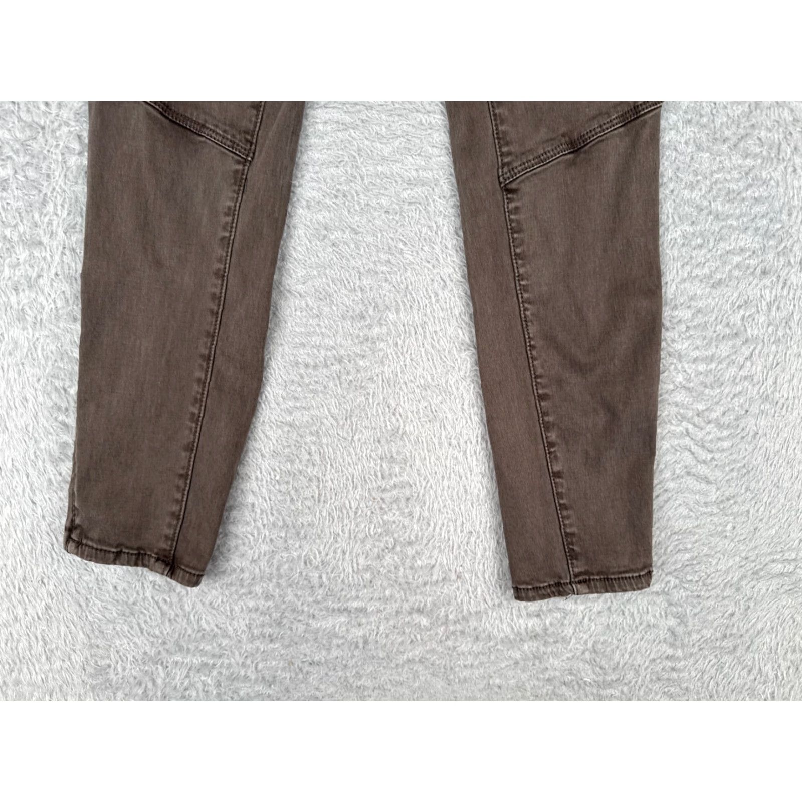 Mossimo VINTAGE Mossimo Jeans Womens Brown Denim Skinny Jegging Mid Rise Ankle Zip 26x28 00 5-Pocket Design Mens? Size 24" / US 00 / IT 34 - 2 Thumbnail